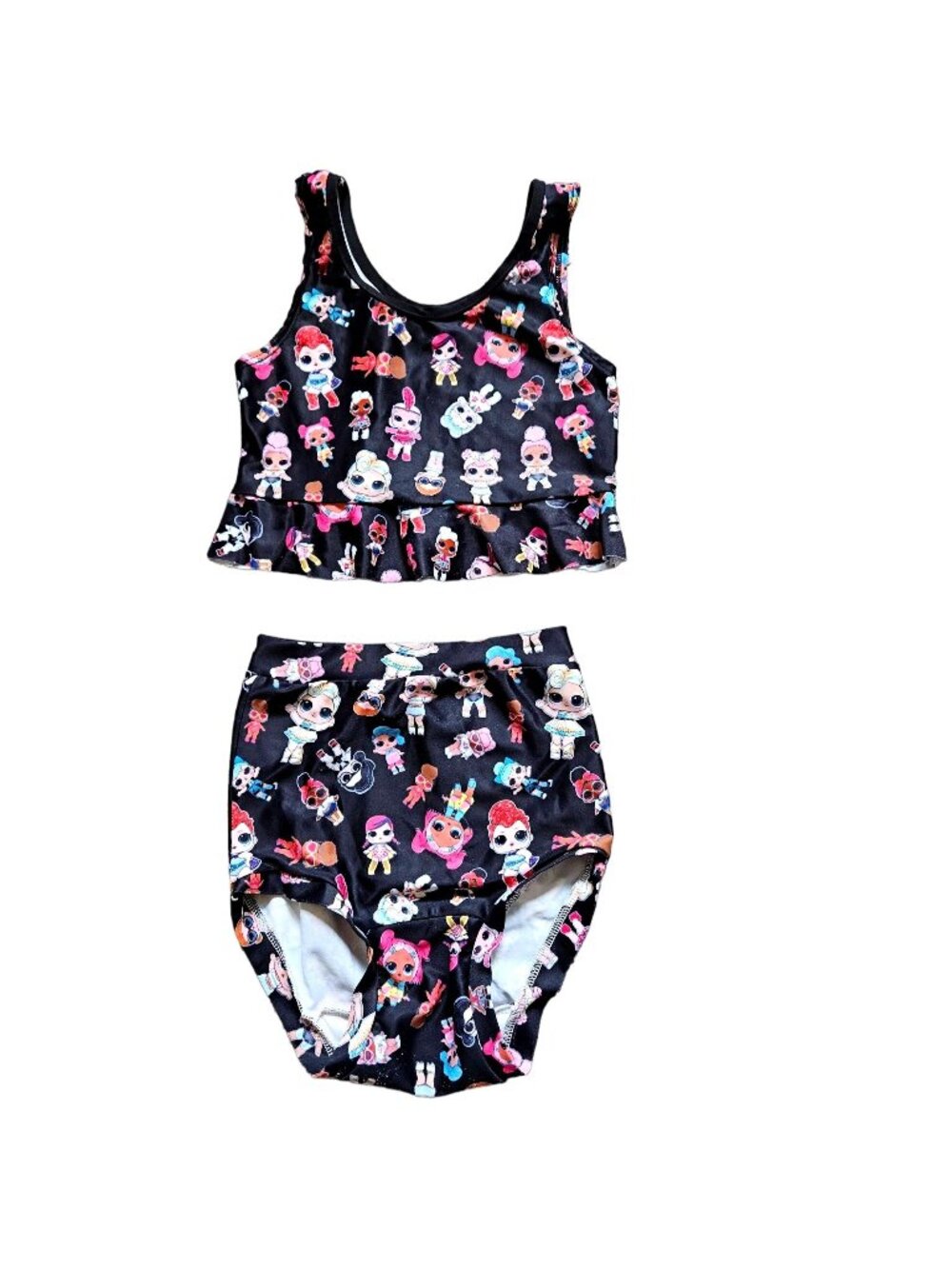 Wild Rich Kids LOL Doll 2 Piece Bathing Tankini Swim Suit Girls Size 5 6
